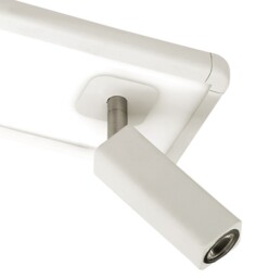 Ibiza Spotlight 2 Head with Backlit Light 2x5W+10W LED White, 1500lm, 4000K - thumbnail 5