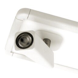 Ibiza Spotlight 2 Head with Backlit Light 2x5W+10W LED White, 1500lm, 4000K - thumbnail 3
