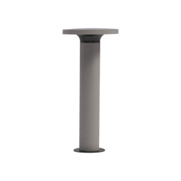 Zambelis Outdoor Bollard Natural Concrete-Sandy Black LED 3000K IP65