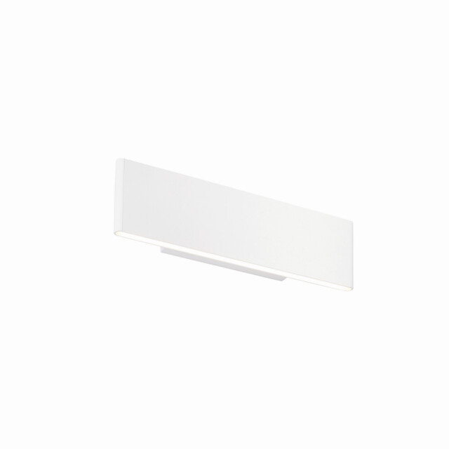 Bodhi Integrated LED Wall Textured Matt White Paint & Frosted Acrylic 2 Light Dimmable IP20 - image 1