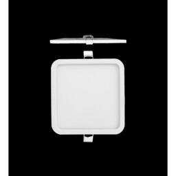 Saona 17.5cm Square Recessed Ultra Slim Downlight, 18W LED 4000K, 1620lm, Matt White, Driver Included, 3yrs Warranty - thumbnail 2