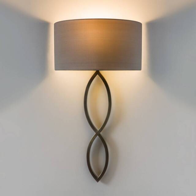 Caserta Wall Light Bronze (Shade Not Included), E27 - image 1