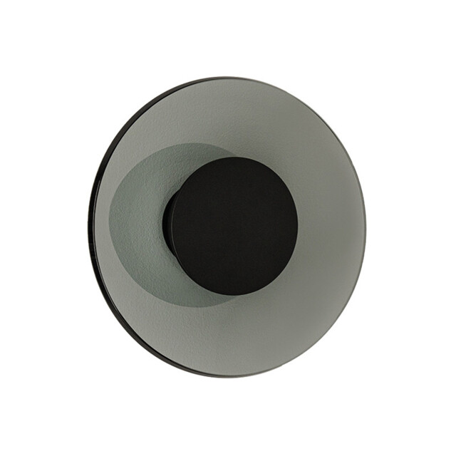 Aerisca 32cm Integrated Led Wall Lamp Black Matt-Smoked Glass LED 2700-3000K Dimmable - image 1