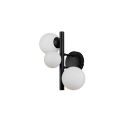 Marshall Wall Lamp, 3 Light G9, Satin Black, Opal Glass - thumbnail 5