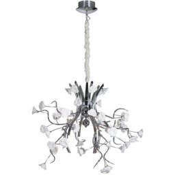 Rosaluci Pendant Ceiling Light Chrome White
