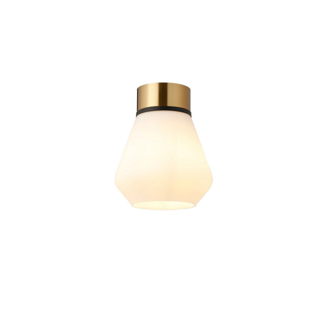 Freedom Ceiling Lamp E27, With Kite Opal Glass Brass, Opal - image 1