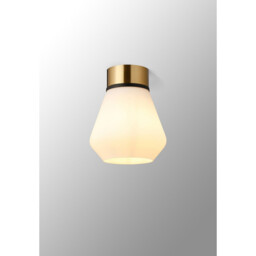 Freedom Ceiling Lamp E27, With Kite Opal Glass Brass, Opal - thumbnail 3