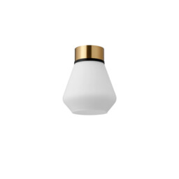 Freedom Ceiling Lamp E27, With Kite Opal Glass Brass, Opal - thumbnail 5