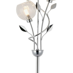 Elm Floor Lamp, 4 Light G9, Polished Chrome/Clear Glass - thumbnail 5