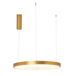 Latsia 60cm Pendant Ceiling Light Antique Gold Brass LED 3000K Dimmable 34W