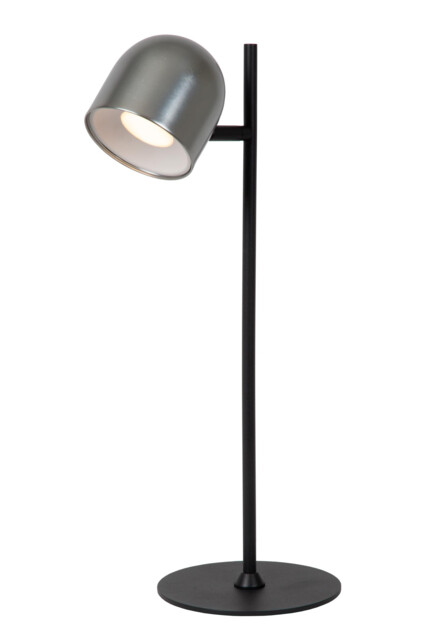 Lucide SKANSKA RECH - Rechargeable Desk lamp Indoor/Outdoor - LED Dim. - CCT - 1x3W 3000K/6000K - IP44 - Grey iron - image 1