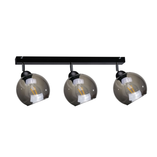 Yuno Ceiling Spotlight Bar Black, 60cm, 3x E27