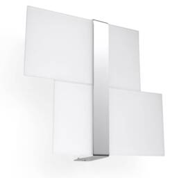 Massimo 2 Light Flush Wall Light White, Chrome, G9 - thumbnail 1