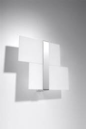 Massimo 2 Light Flush Wall Light White, Chrome, G9 - thumbnail 2