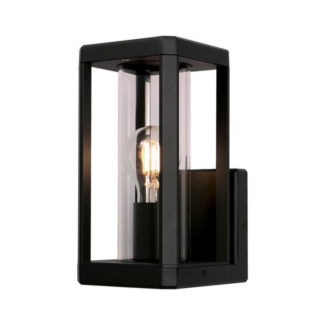 Nevada Wall Lamp, 1 x E27, IP65, Matt Black, 2yrs Warranty - image 1
