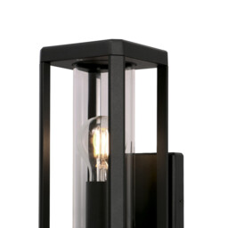 Nevada Wall Lamp, 1 x E27, IP65, Matt Black, 2yrs Warranty - thumbnail 5