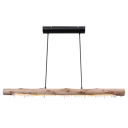 Felicitas 100cm Bar Pendant Ceiling Light Matt Black LED 3000K - thumbnail 3