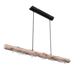 Felicitas 100cm Bar Pendant Ceiling Light Matt Black LED 3000K - thumbnail 2