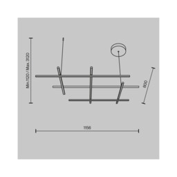 Radiance Modern Square Integrated LED Semi Flush Ceiling Light Gold 3000K 3150lm White Shade - thumbnail 5