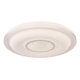 Magnifique Integrated LED Semi Flush Ceiling Light White LED Dimmable 3000-6500K Remote Control Tuya Smart - thumbnail 1