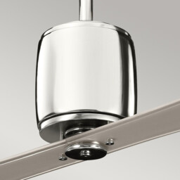 Ferron 152cm 2 Blade Ceiling Fan Polished Nickel, Remote Control - thumbnail 5