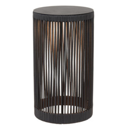 Lucide PINGI - Rechargeable Floor lamp Indoor/Outdoor - Battery pack - Ø 33,5 cm- LED 3 StepDim - 1x3W 3000K - IP44 - Black