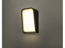 Mask Integrated LED Flush Wall Light Outdoor Wall Light Grey, 3000K, IP65 - thumbnail 2