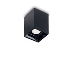 Nitro LED 1 Light Square Surface Mounted Downlight Black