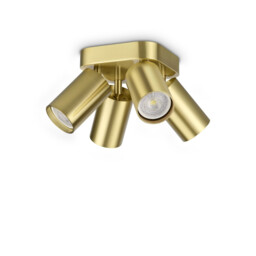 Dynamite Ceiling Spotlight Clusters Brass 4x GU10 - thumbnail 1