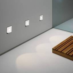 Tango LED 1 Light Outdoor Recessed Marker Wall Light White IP65 - thumbnail 3