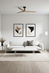 Klim Medium Ceiling Fan Black, Pine Blades - thumbnail 2