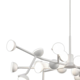 Adn 24 Light Pendant Dimmable, Round 65.8cm, 72W LED, 3000K, 4450lm, White, 3yrs Warranty - thumbnail 5