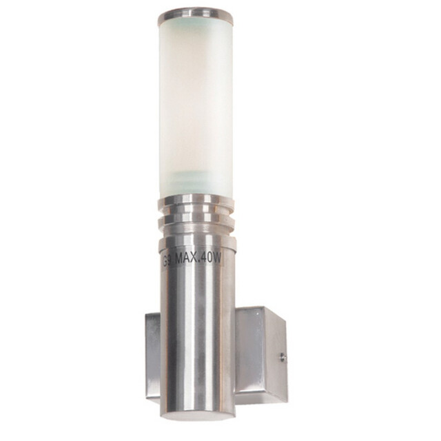 Inox Outdoor Modern Wall Light Stainless Steel IP44