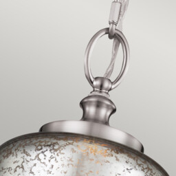 Hounslow 1 Light Ceiling Mini Pendant Brushed Steel, E27 - thumbnail 3