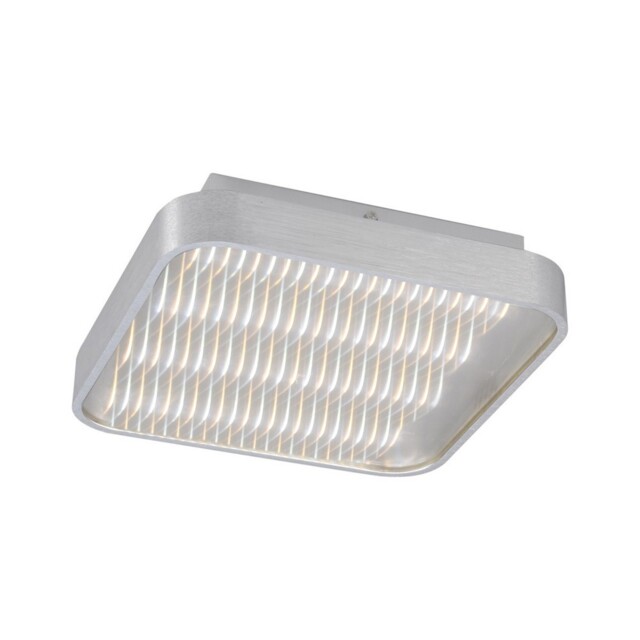 Fusion Flush Ceiling Light 29cm Square 18W LED 3000K + 6000K, 1180lm, Aluminium, Acrylic - image 1