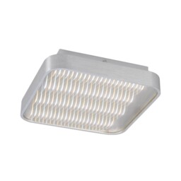 Fusion Flush Ceiling Light 29cm Square 18W LED 3000K + 6000K, 1180lm, Aluminium, Acrylic