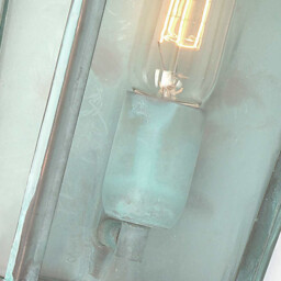 Mansion House 1 Light Outdoor Wall Lantern Light Verdigris IP44, E27 - thumbnail 3