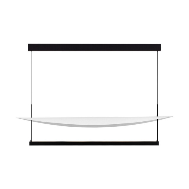 Diona 120cm Integrated LED Pendant Ceiling Light Sandy Black, White Triac Dimmable LED 81W 5160lm 3000K - image 1