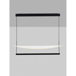 Diona 120cm Integrated LED Pendant Ceiling Light Sandy Black, White Triac Dimmable LED 81W 5160lm 3000K - thumbnail 5