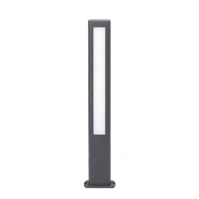 Nanda LED Outdoor Tall Bollard Light Dark Grey IP54 - image 1