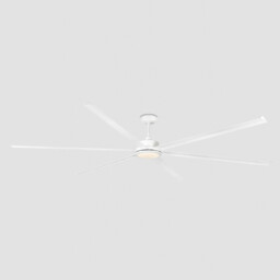 Rotterdam XXXL 300cm LED Ceiling Fan Matt White - 6 Blade - thumbnail 5