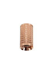 Madrid 1 Light 30cm Ceiling Pendant Light GU10, Rose Gold, Sand Black - thumbnail 5
