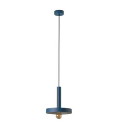 Whizz Dome Pendant Ceiling Light Blue - thumbnail 1