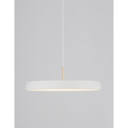 Vetro Integrated LED Pendant Ceiling Light Matt White Aluminium LED 41W 2693Lm 3000K - thumbnail 5