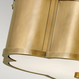 Hinkley Chance Cylindrical Ceiling Light Heritage Brass - thumbnail 5