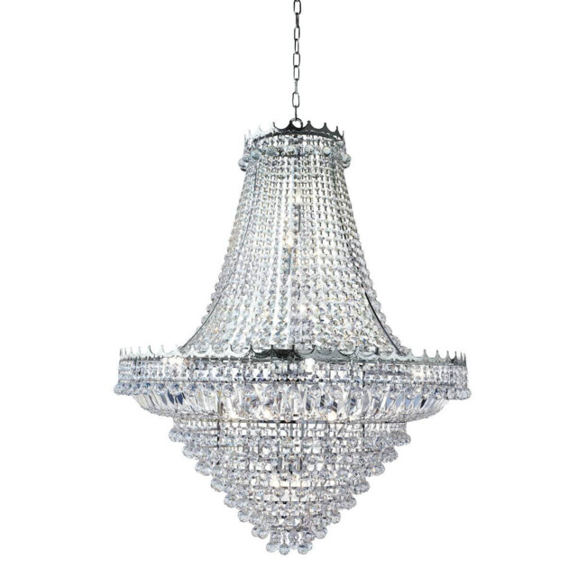 Versailles 19 Light Chandelier Chrome Finish, E14 - image 1