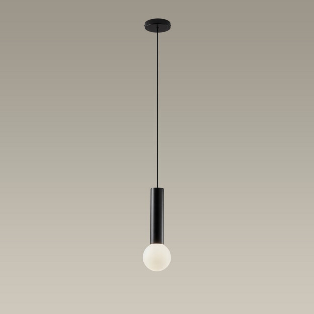 Mist Bathroom Ceiling Simple Pendant Light Metallic Black E14 - image 1