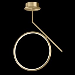 Olimpia Ceiling, 25W LED, 3000K, 1875lm, IP20, Satin Gold - thumbnail 3