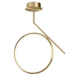 Olimpia Ceiling, 25W LED, 3000K, 1875lm, IP20, Satin Gold - thumbnail 1