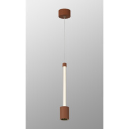 Fugaz Pendant, 7W LED, 3000K, 520lm, Mocha/Rose Gold, 3yrs Warranty - thumbnail 2